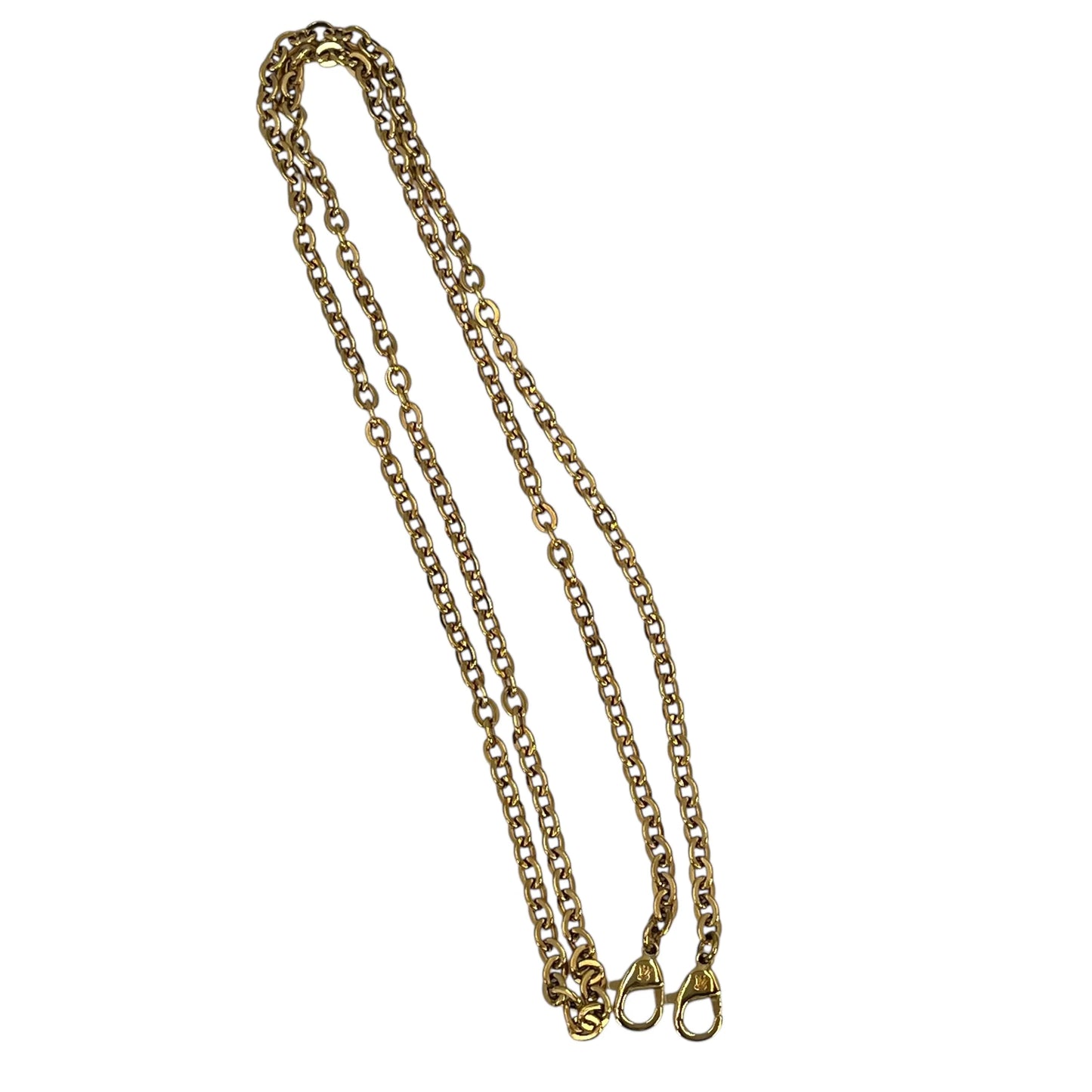 Louis Vuitton ポシェット ダブルジップ モノグラム アンプラント チェーンショルダーバッグ - ベージュ × クリーム