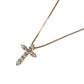 クロスペンダント ネックレス ダイヤモンド0.30ct - 18K