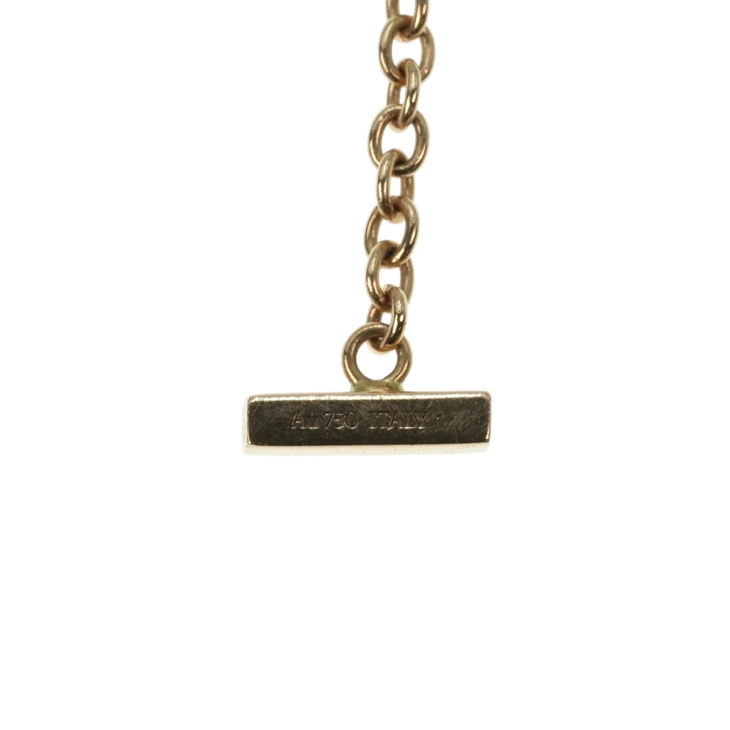 Tiffany &amp; Co T Smile Diamond Bracelet Jewelry - 18KPG 