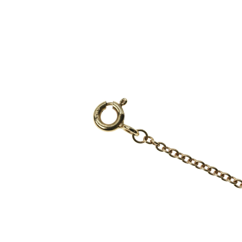 Tiffany &amp; Co T Smile Diamond Bracelet Jewelry - 18KPG 