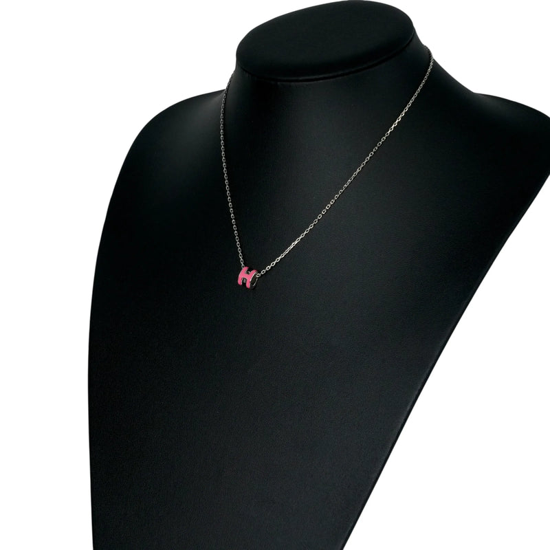 Hermès ミニ ポップ ペンダント ネックレス - メタル - ピンク