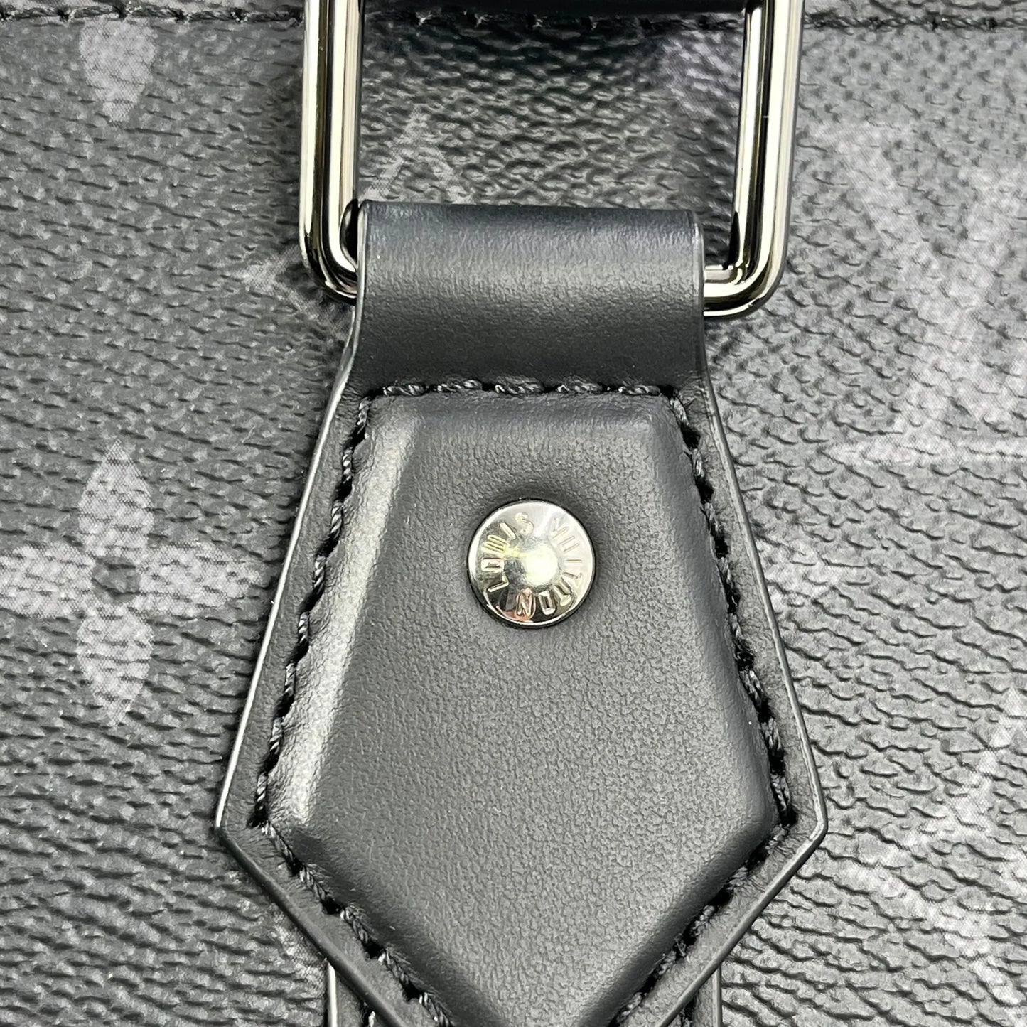 Louis Vuitton Monogram Eclipse Sac Plat - Black 