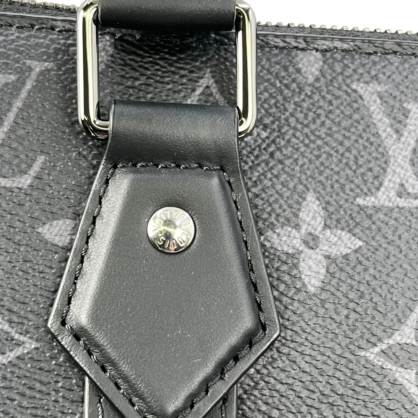 Louis Vuitton Monogram Eclipse Sac Plat - Black 