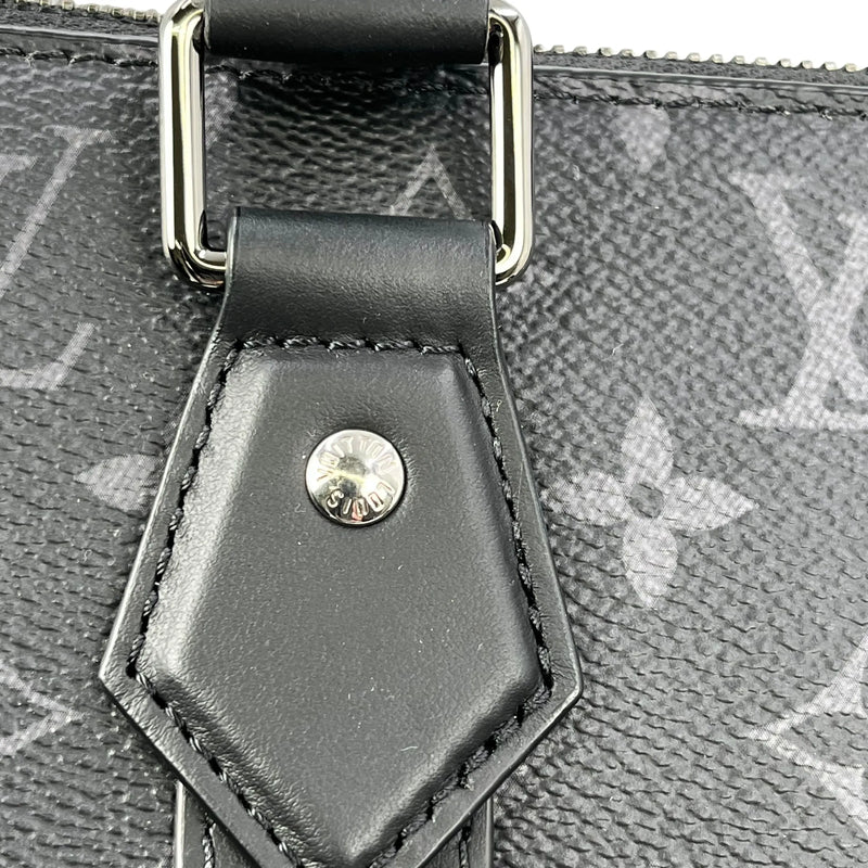 Louis Vuitton Monogram Eclipse Sac Plat - Black 