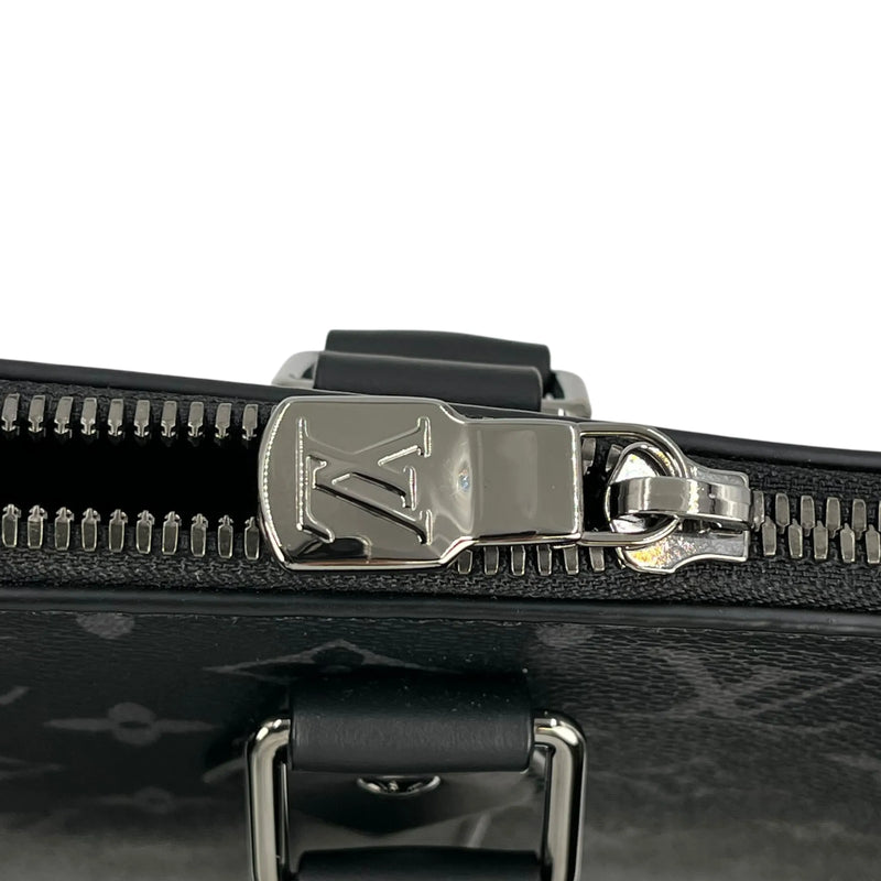 Louis Vuitton Monogram Eclipse Sac Plat - Black 