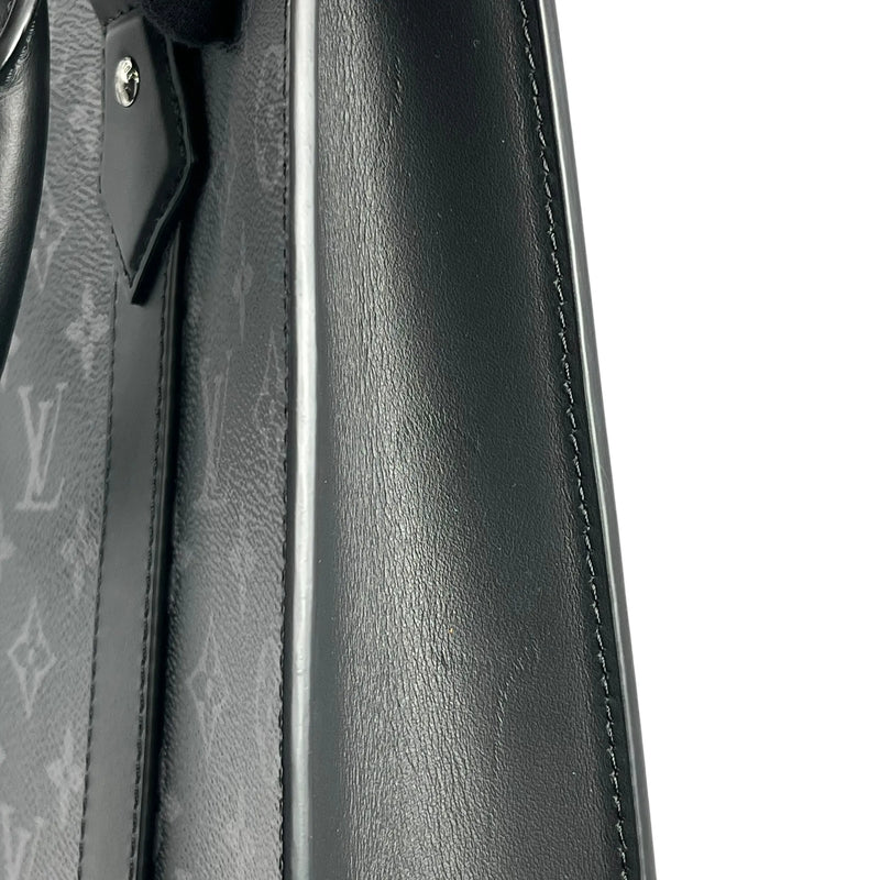 Louis Vuitton Monogram Eclipse Sac Plat - Black 