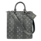 Louis Vuitton Monogram Eclipse Sac Plat - Black 