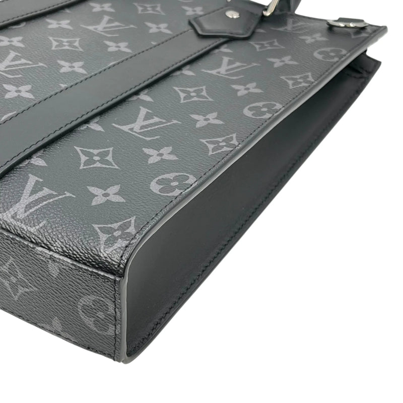 Louis Vuitton Monogram Eclipse Sac Plat - Black 