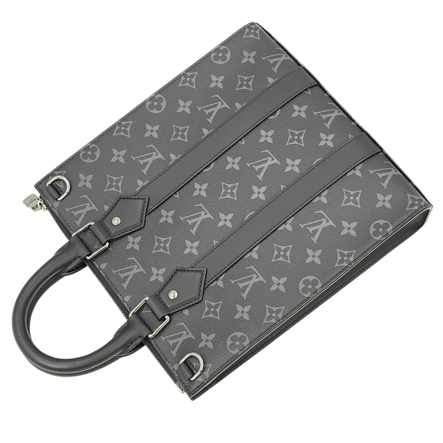 Louis Vuitton Monogram Eclipse Sac Plat - Black 