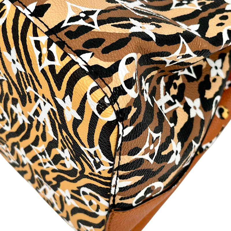 Louis Vuitton ネオノエ キャメル モノグラム ジャイアント ジャングル ショルダーバッグ -  オレンジ