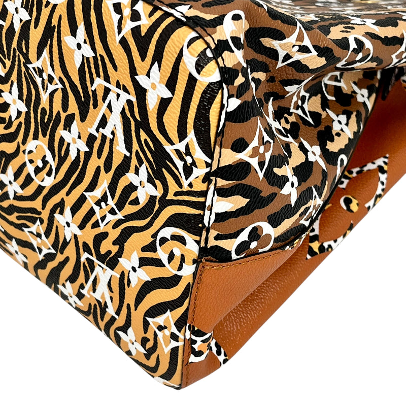 Louis Vuitton ネオノエ キャメル モノグラム ジャイアント ジャングル ショルダーバッグ -  オレンジ