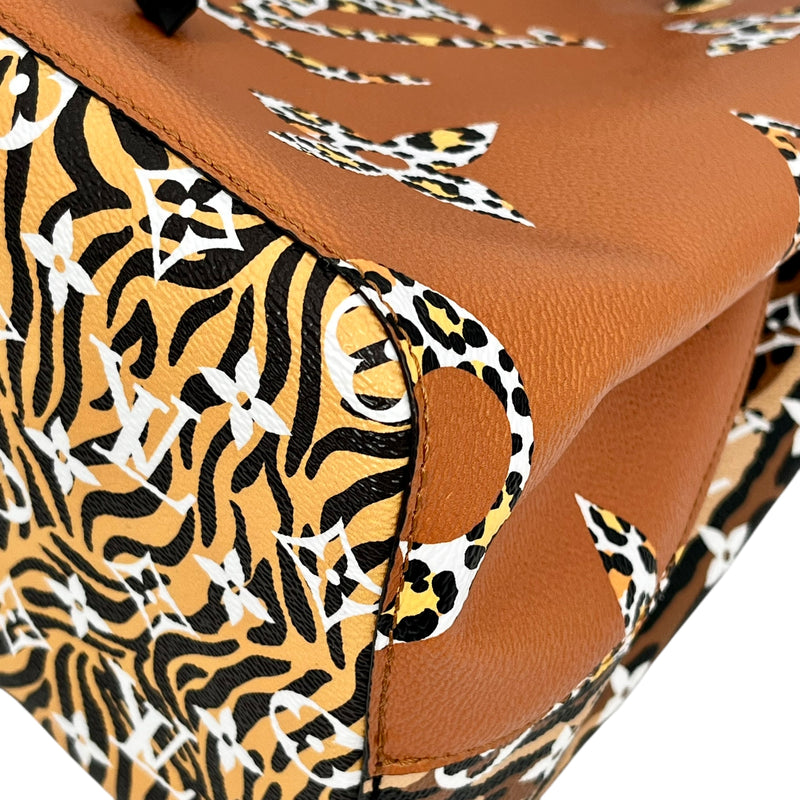 Louis Vuitton ネオノエ キャメル モノグラム ジャイアント ジャングル ショルダーバッグ -  オレンジ