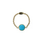 Dior Rose Des Vents Ring, 1PD, Turquoise, 18K Yellow Gold 