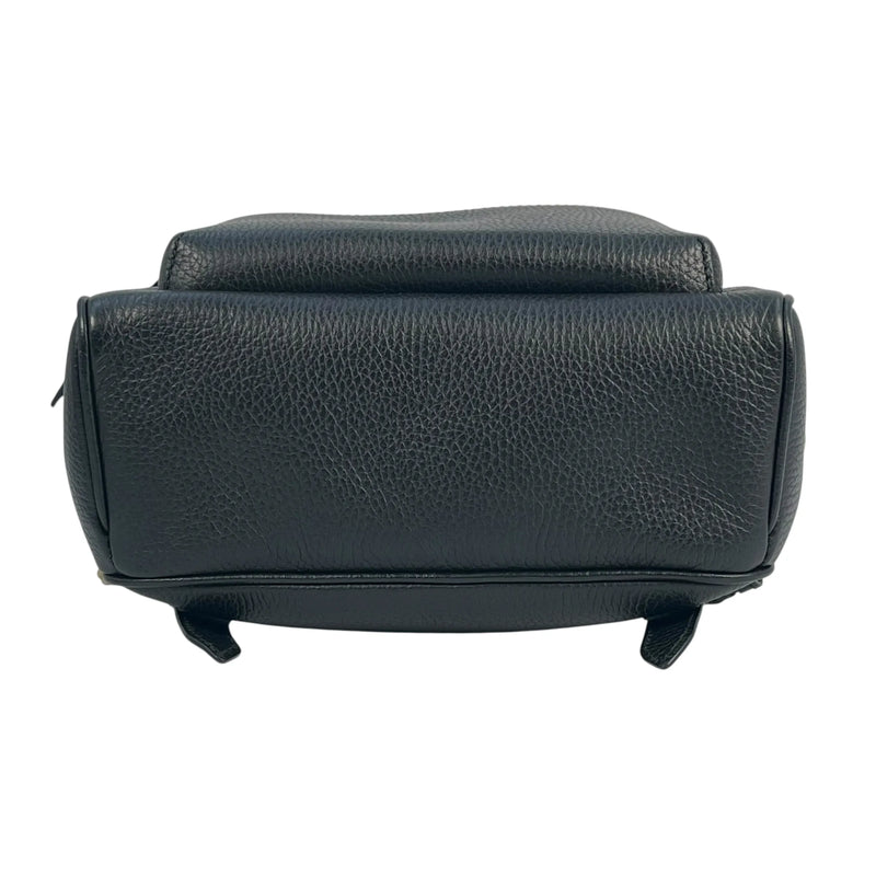 GUCCI Soho Leather Chain Backpack - Black 