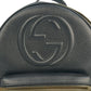 GUCCI Soho Leather Chain Backpack - Black 
