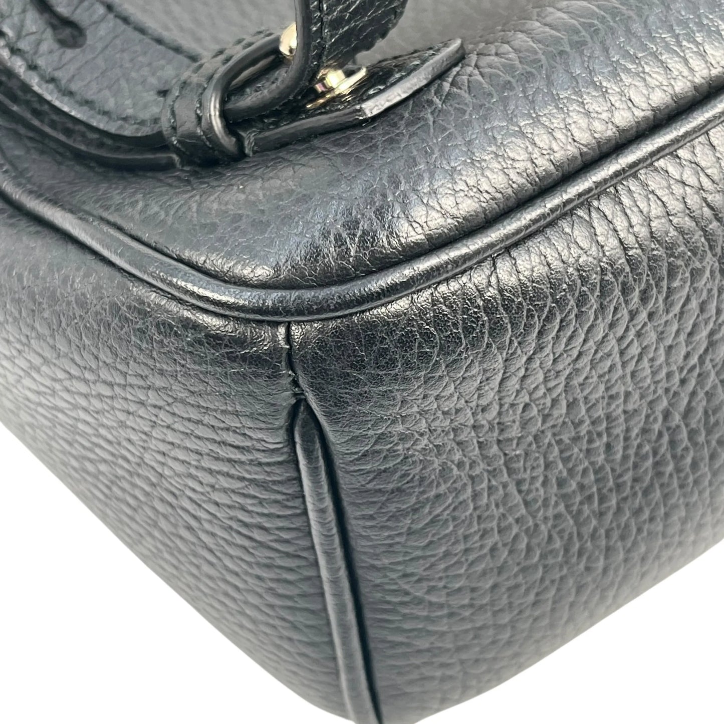 GUCCI Soho Leather Chain Backpack - Black 