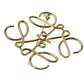 LOEWE Anagram Brooch - Metal - 32567 