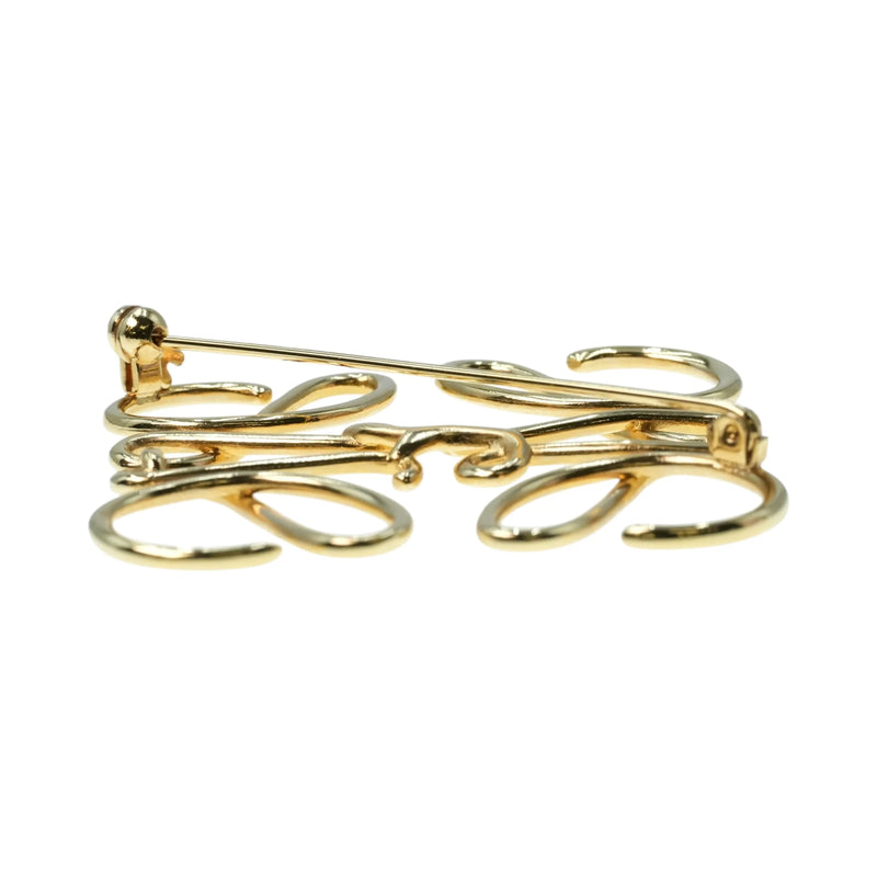 LOEWE Anagram Brooch - Metal - 32567 