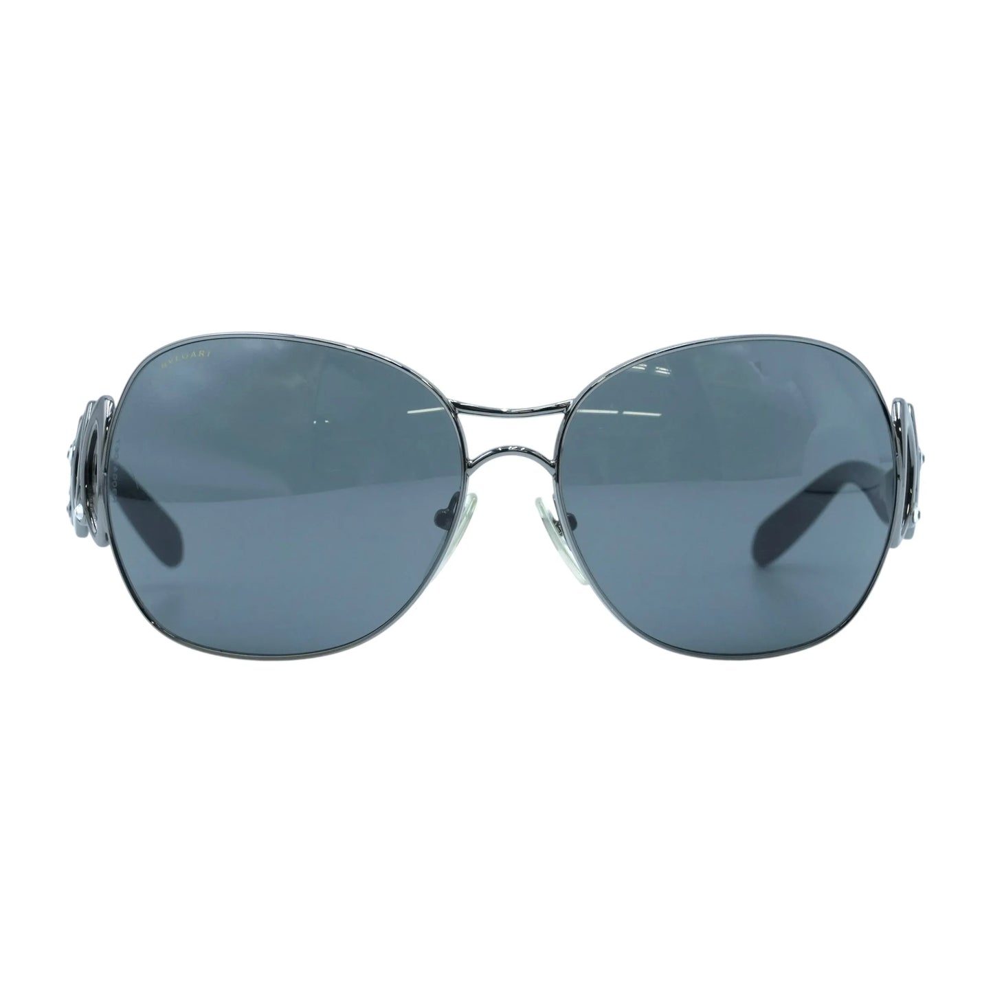 BVLGARI Rhinestone Sunglasses - Silver Frame - 32588 