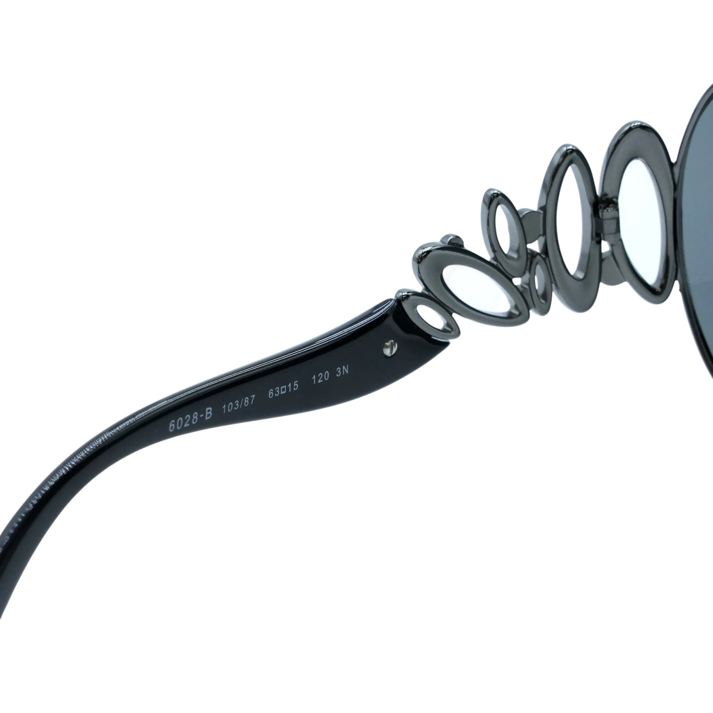 BVLGARI Rhinestone Sunglasses - Silver Frame - 32588 