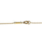 Tiffany Open Heart Mini Necklace - 18K Yellow Gold 