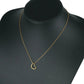 Tiffany Open Heart Mini Necklace - 18K Yellow Gold 