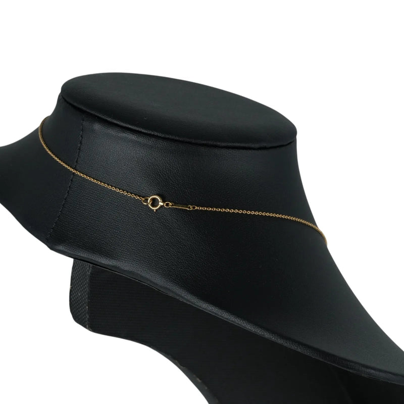 Tiffany Open Heart Mini Necklace - 18K Yellow Gold 