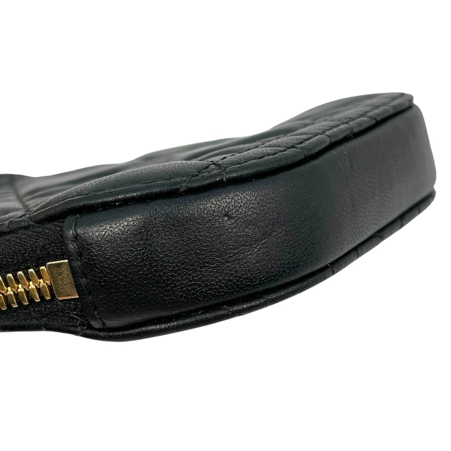 Dior Lady Dior Call In Dior Phone Case Chain Wallet Shoulder Bag - Black 