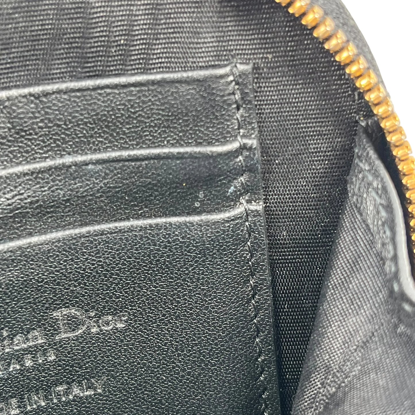 Dior Lady Dior Call In Dior Phone Case Chain Wallet Shoulder Bag - Black 