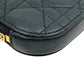 Dior Lady Dior Call In Dior Phone Case Chain Wallet Shoulder Bag - Black 