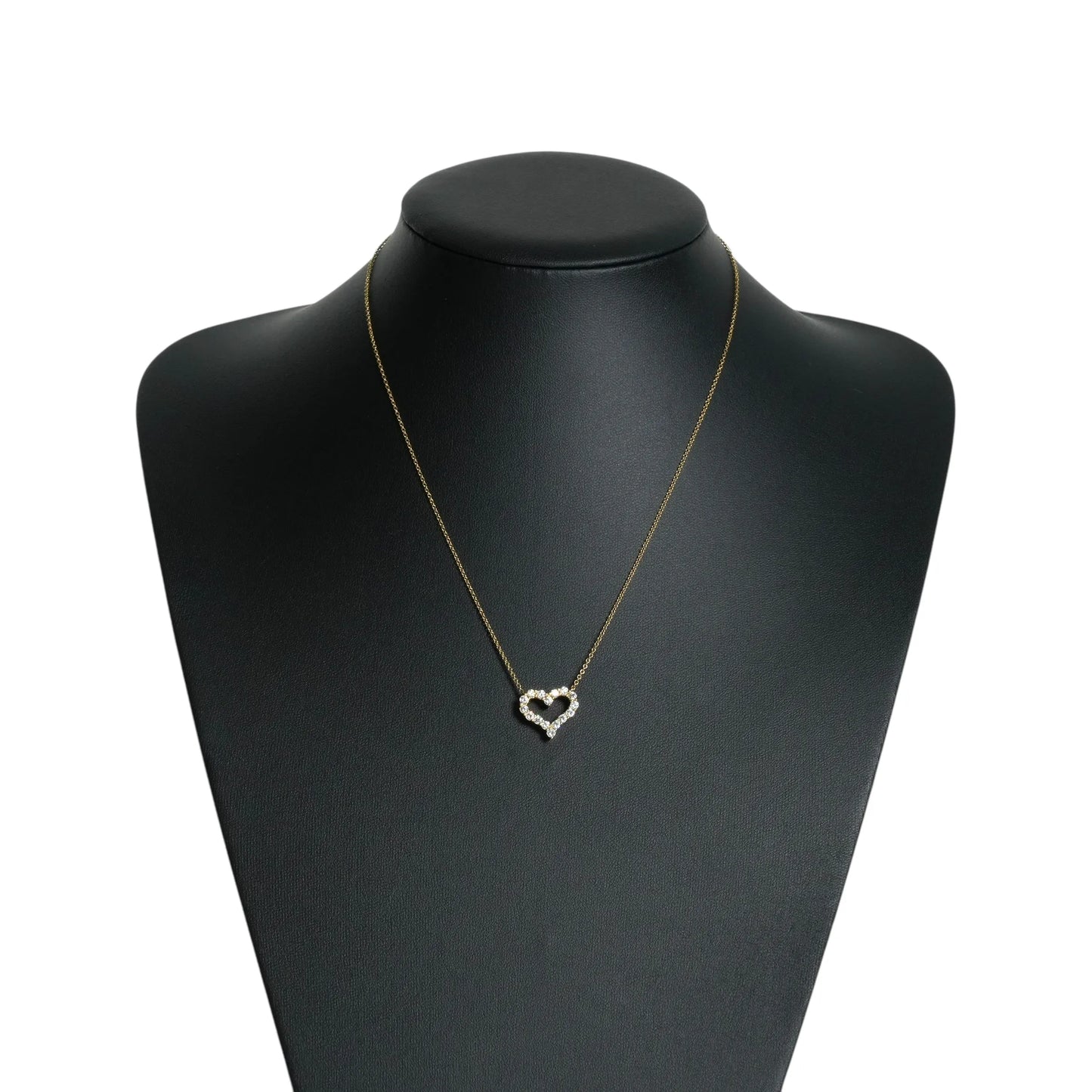 Tiffany & Co センチメンタル ハート ペンダント ネックレス - 18KYG