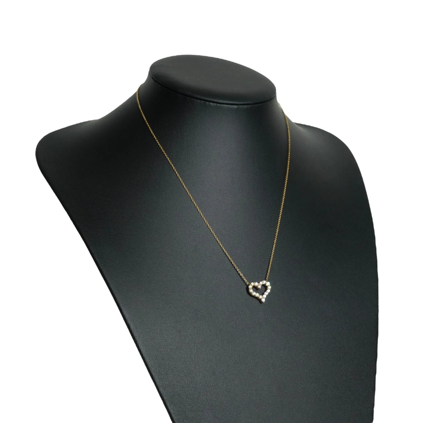 Tiffany & Co センチメンタル ハート ペンダント ネックレス - 18KYG