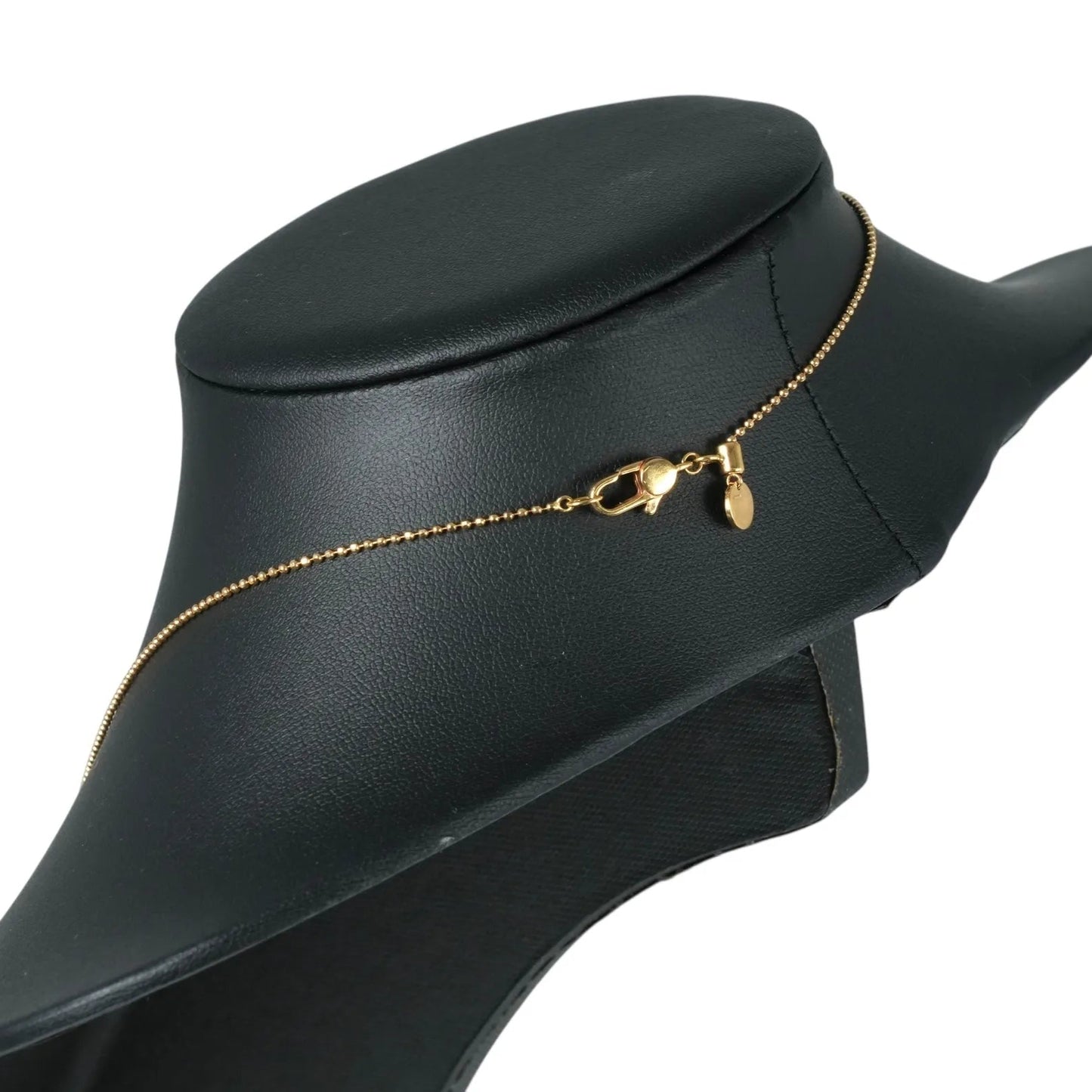 GUCCI ロゴ プレート 1ポイント ダイヤモンド ネックレス - 18KPG