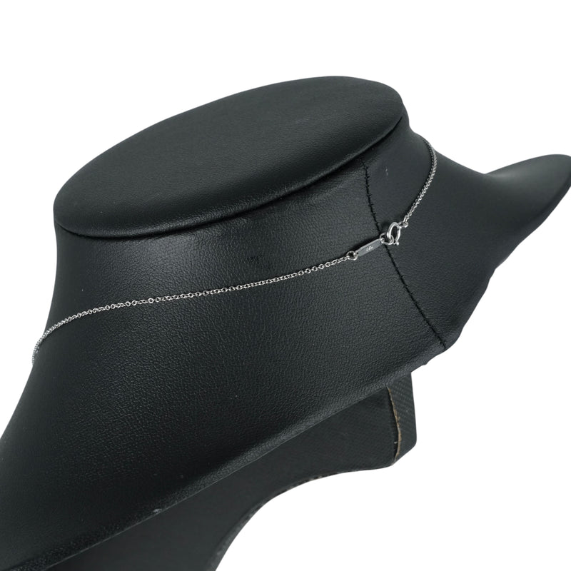 Tiffany メトロ ハート ネックレス - 18KWG