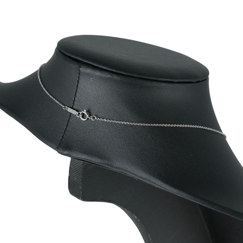 Tiffany メトロ ハート ネックレス - 18KWG