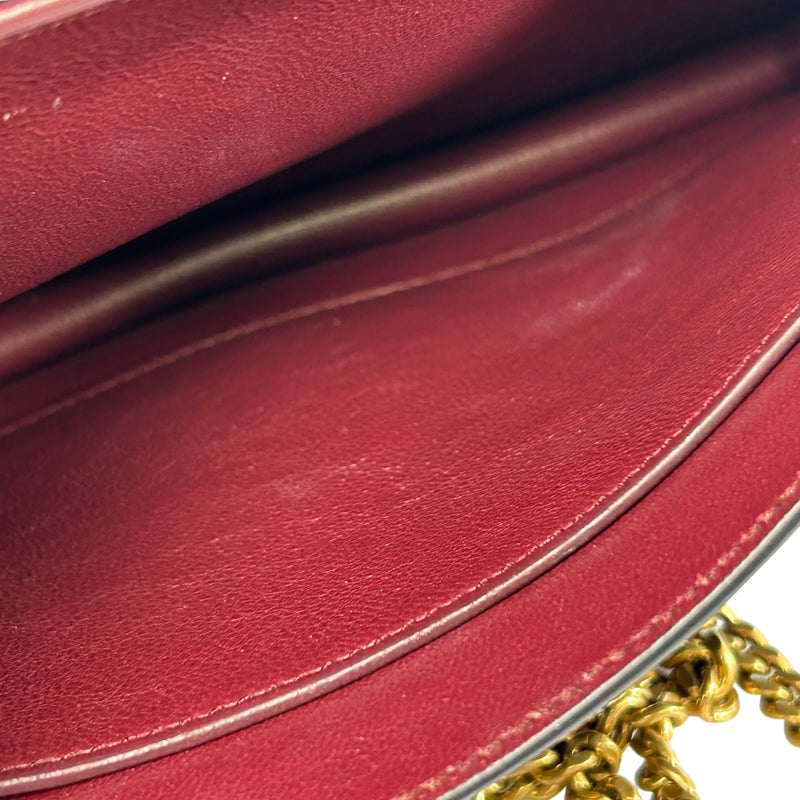 Saint Laurent カサンドラ チェーンショルダーバッグ - ブラック