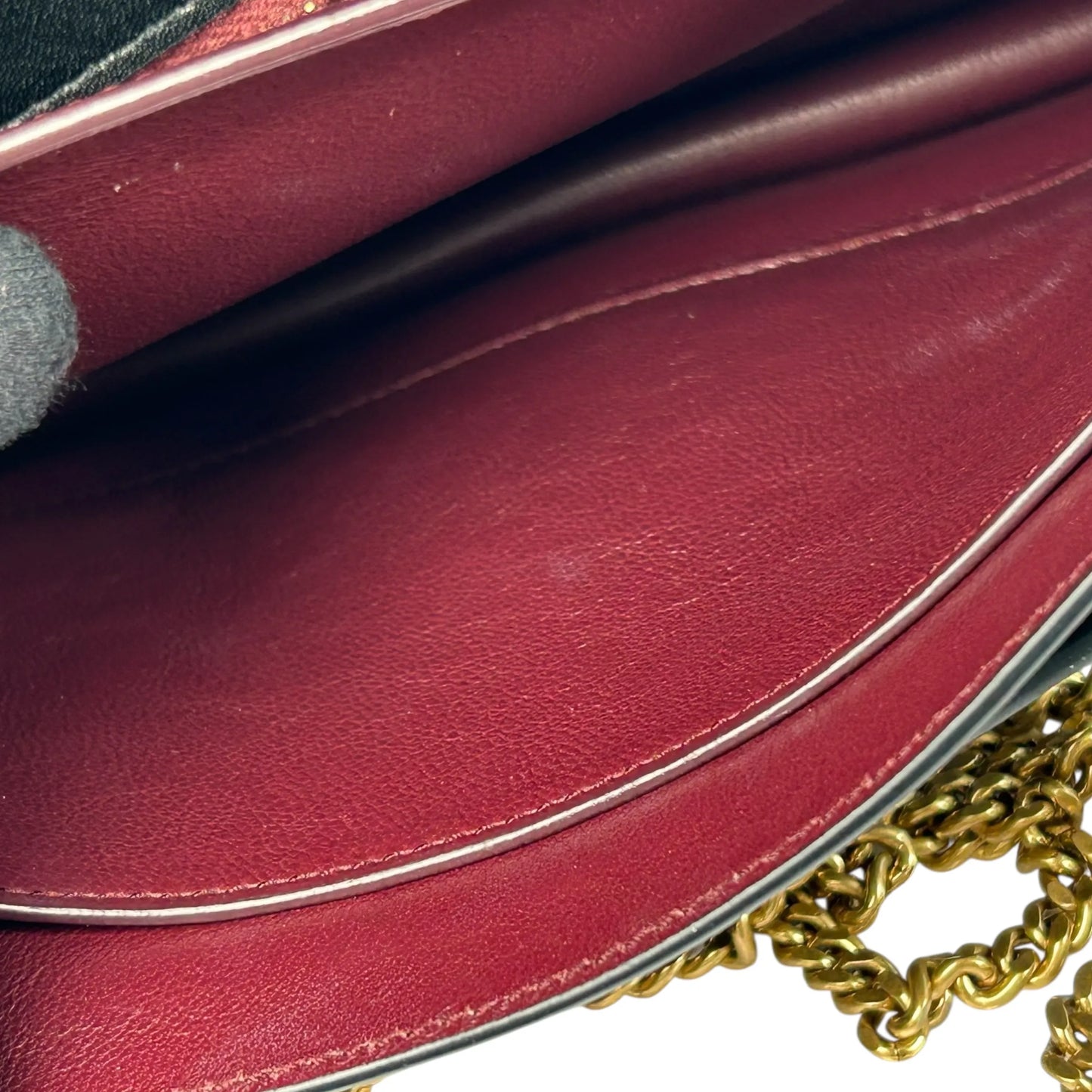 Saint Laurent カサンドラ チェーンショルダーバッグ - ブラック