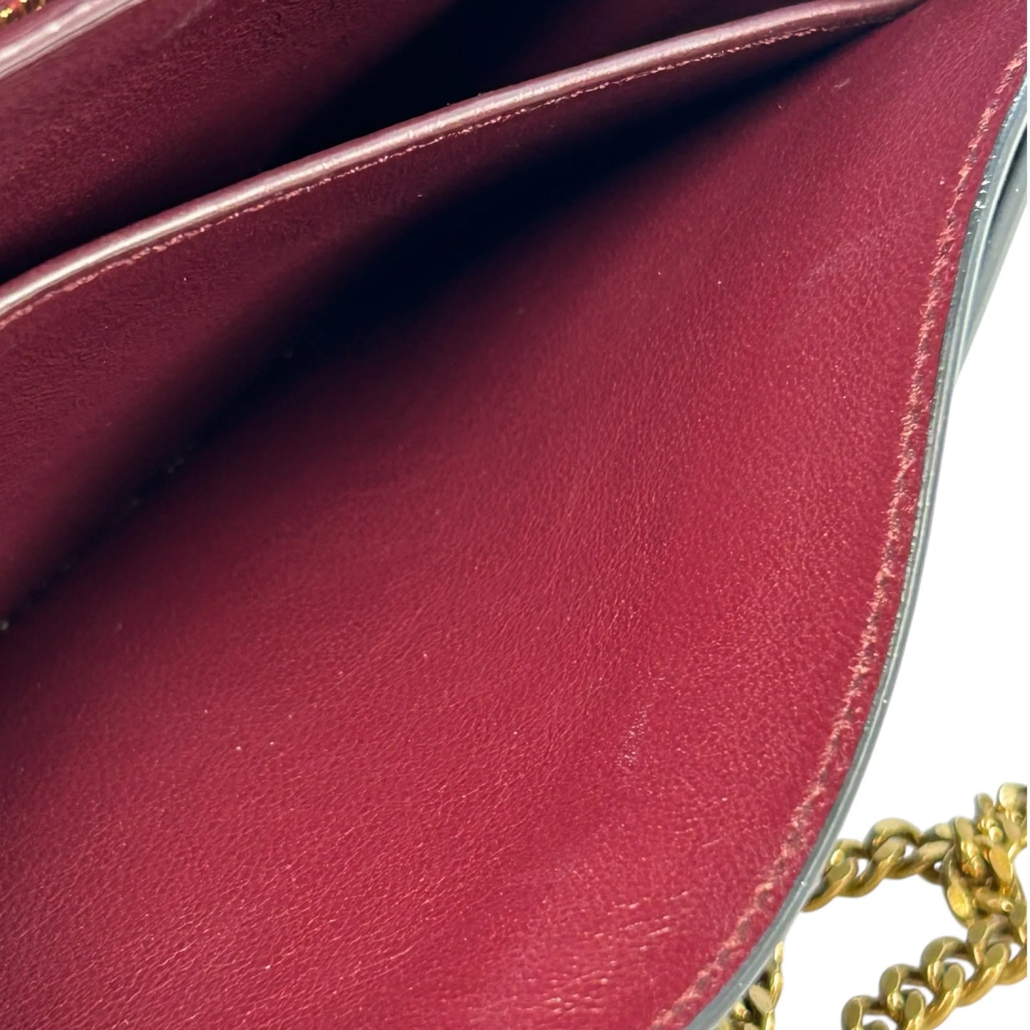 Saint Laurent カサンドラ チェーンショルダーバッグ - ブラック