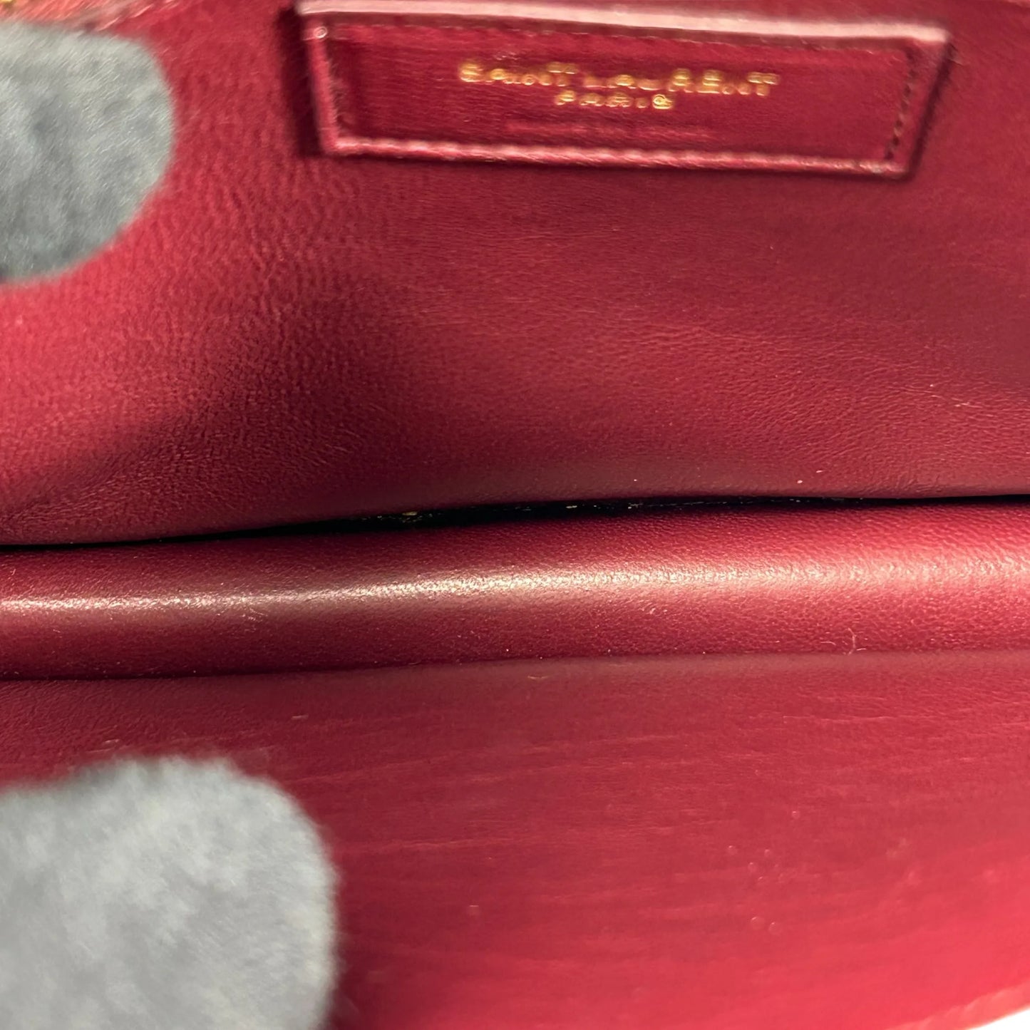 Saint Laurent カサンドラ チェーンショルダーバッグ - ブラック