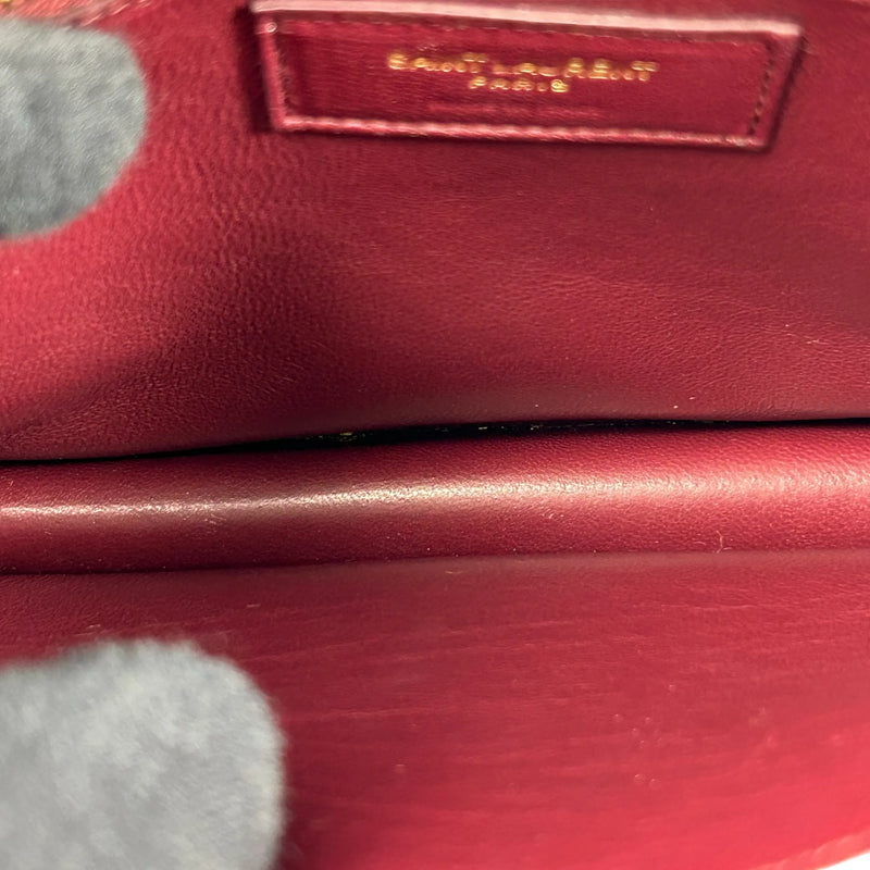 Saint Laurent カサンドラ チェーンショルダーバッグ - ブラック