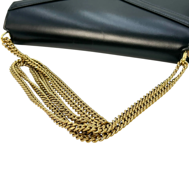 Saint Laurent カサンドラ チェーンショルダーバッグ - ブラック