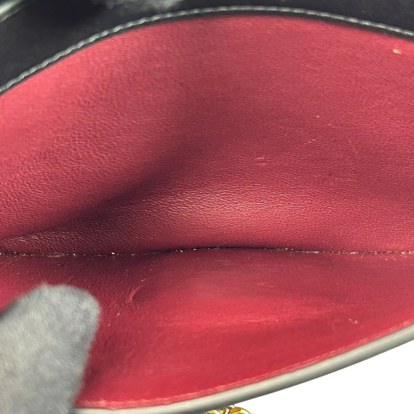 Saint Laurent カサンドラ チェーンショルダーバッグ - ブラック