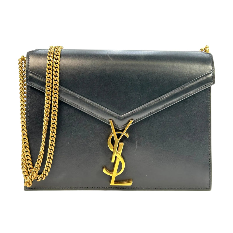 Saint Laurent カサンドラ チェーンショルダーバッグ - ブラック
