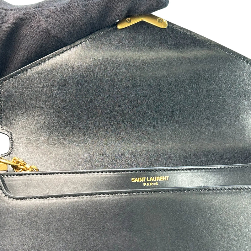 Saint Laurent カサンドラ チェーンショルダーバッグ - ブラック