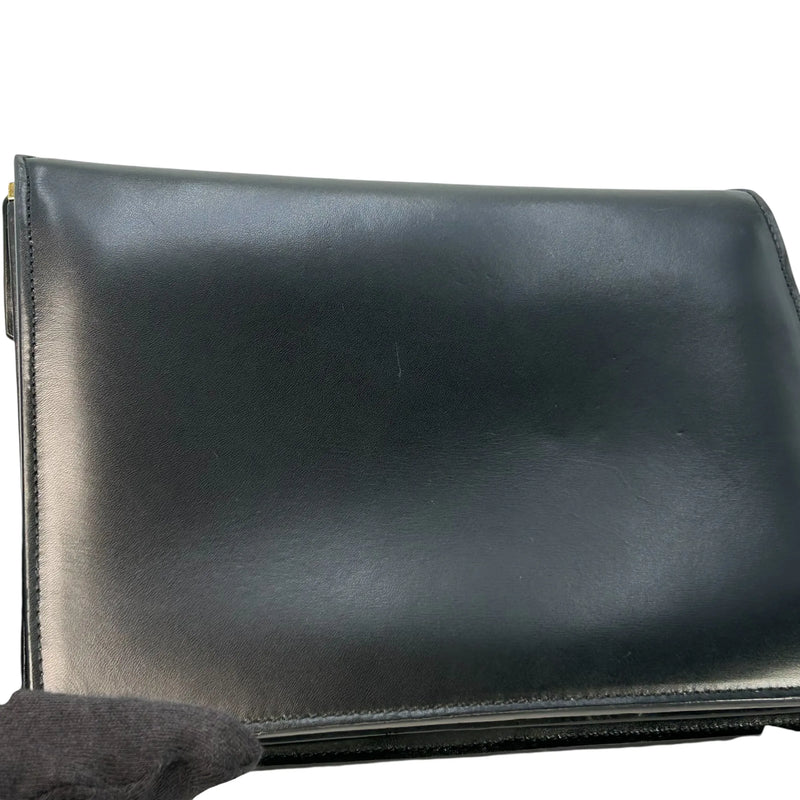 Saint Laurent カサンドラ チェーンショルダーバッグ - ブラック