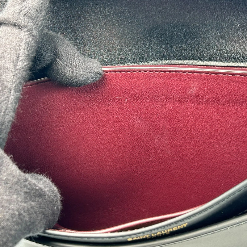 Saint Laurent カサンドラ チェーンショルダーバッグ - ブラック