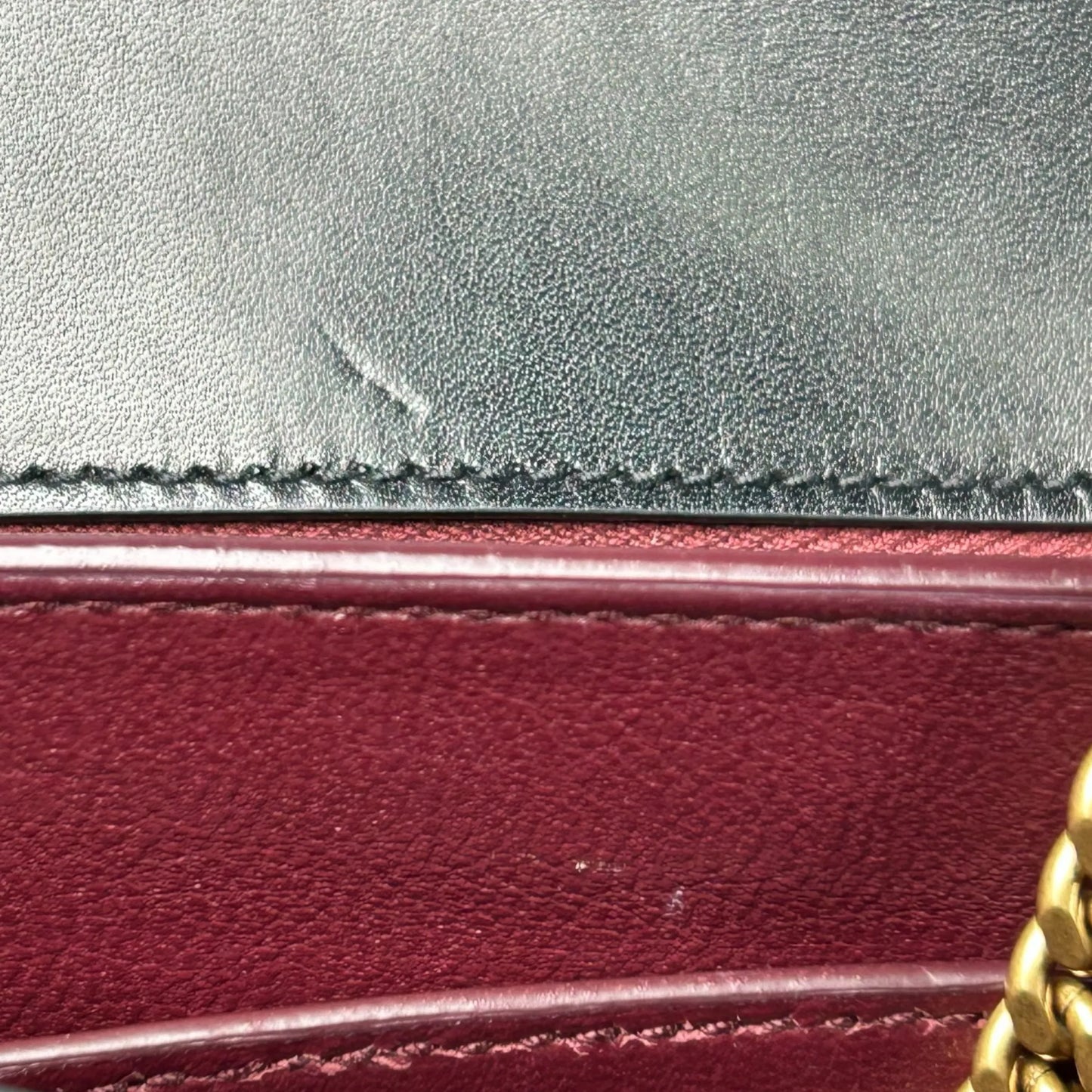 Saint Laurent カサンドラ チェーンショルダーバッグ - ブラック