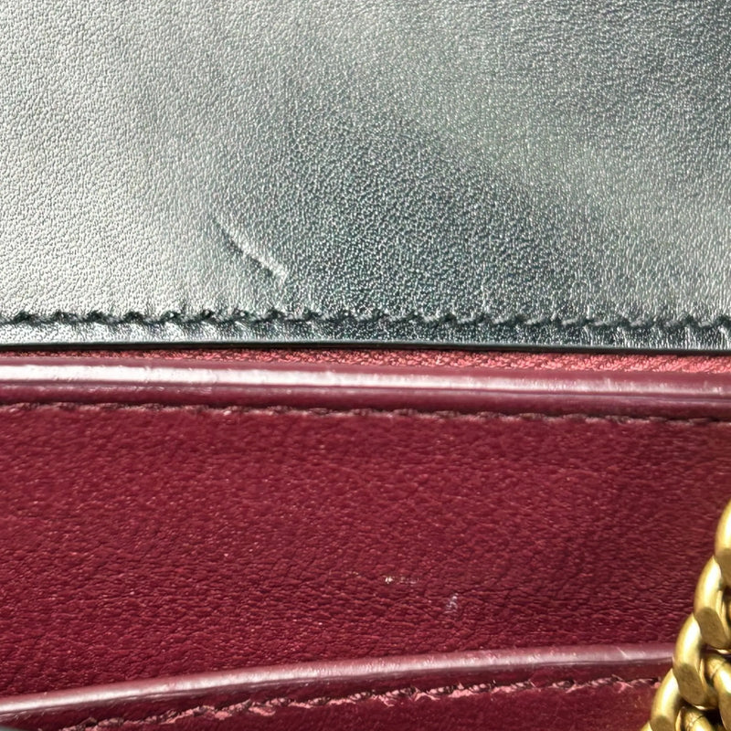 Saint Laurent カサンドラ チェーンショルダーバッグ - ブラック