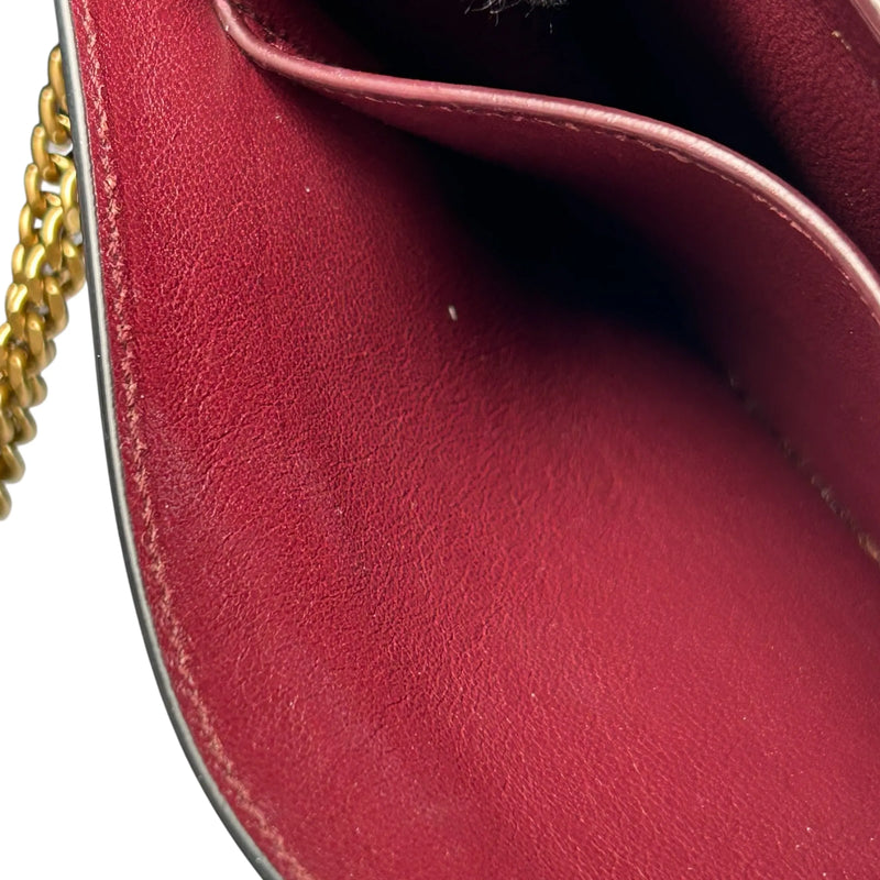 Saint Laurent カサンドラ チェーンショルダーバッグ - ブラック