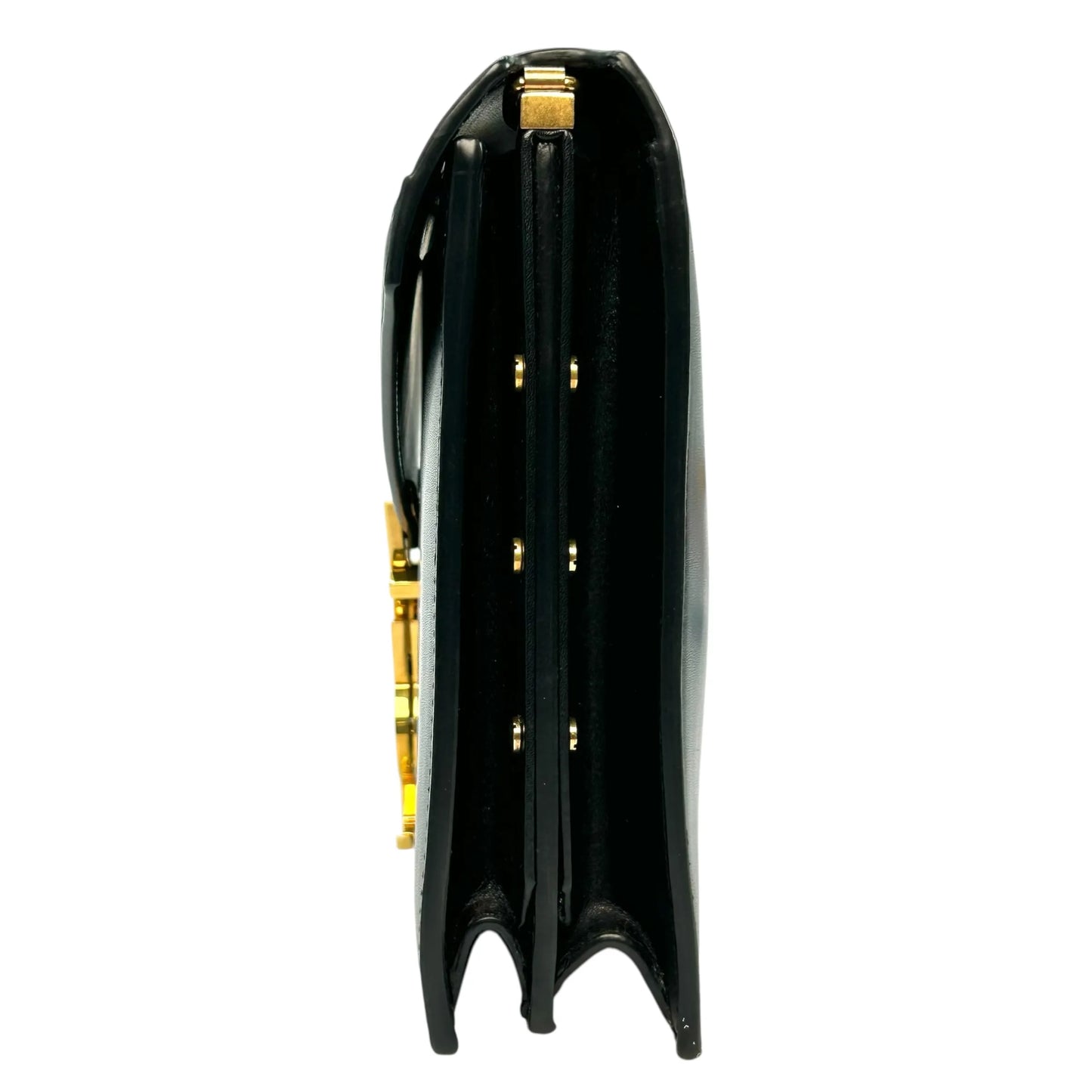 Saint Laurent カサンドラ チェーンショルダーバッグ - ブラック